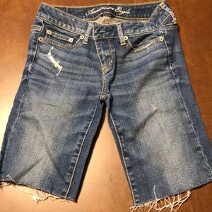 American Eagle Jean Long Shorts
